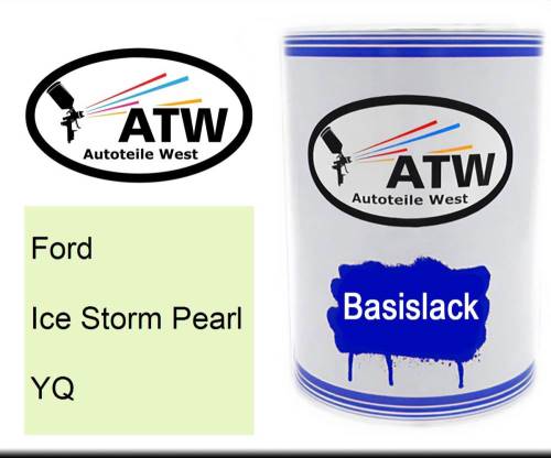 Ford, Ice Storm Pearl, YQ: 500ml Lackdose, von ATW Autoteile West.